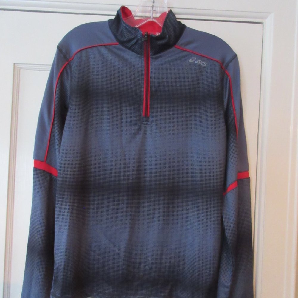 Asics kids pullover mid zipper jacket